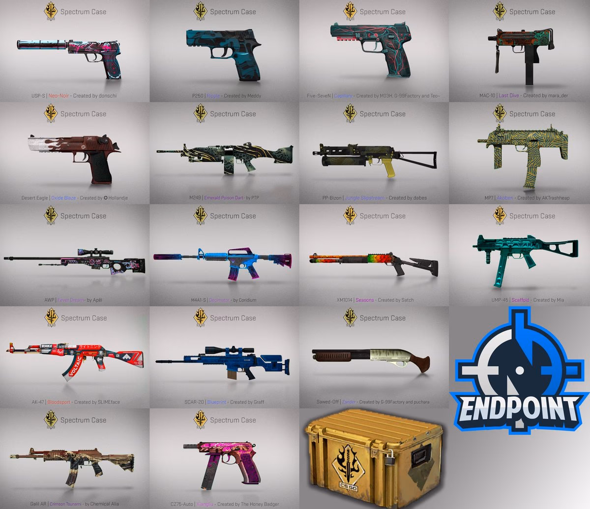 When did the CSGO spectrum case come out?