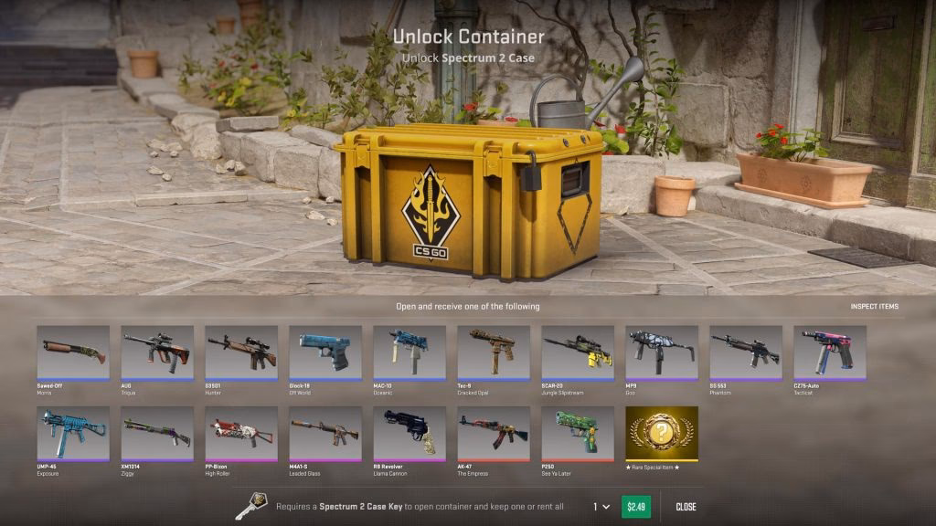 When did the CSGO spectrum case come out?