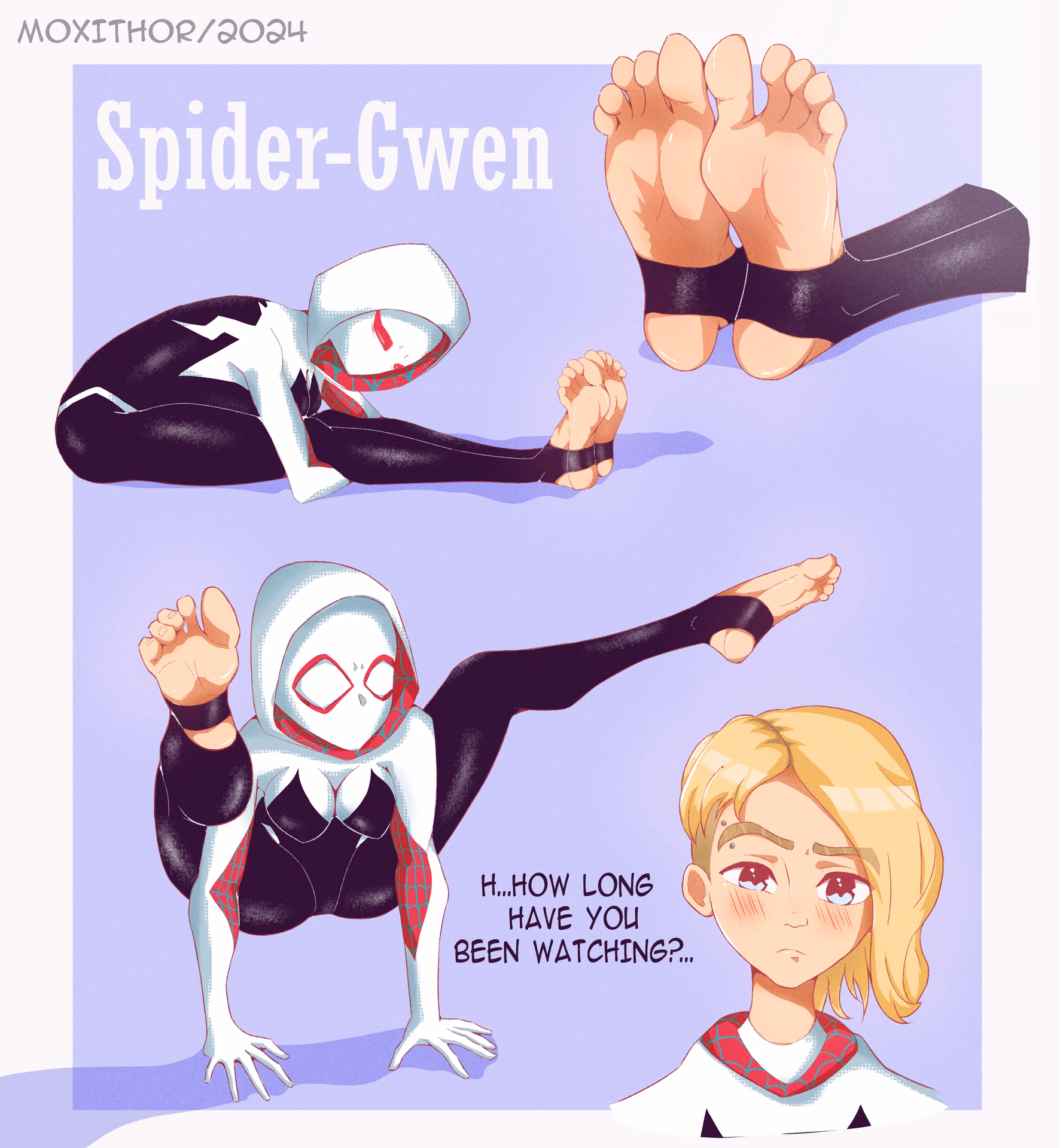 Is Spider-Gwen feet based on a true story?
