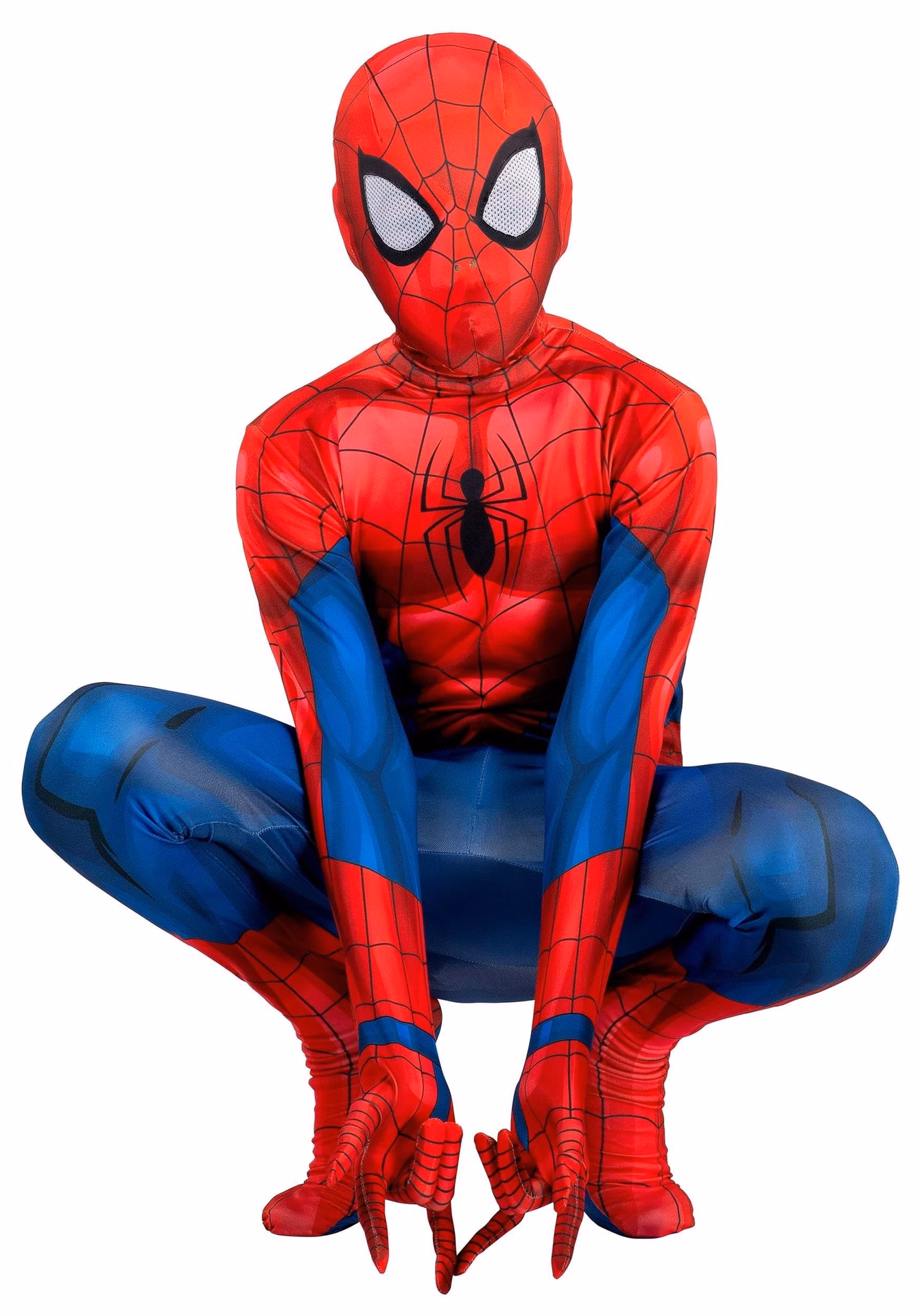 Does Peter Parker wear a suit in Spider-Man 2?