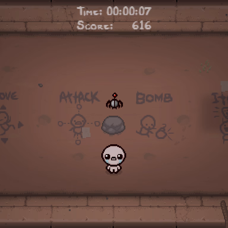 How do you spawn a spider in the binding of Isaac?