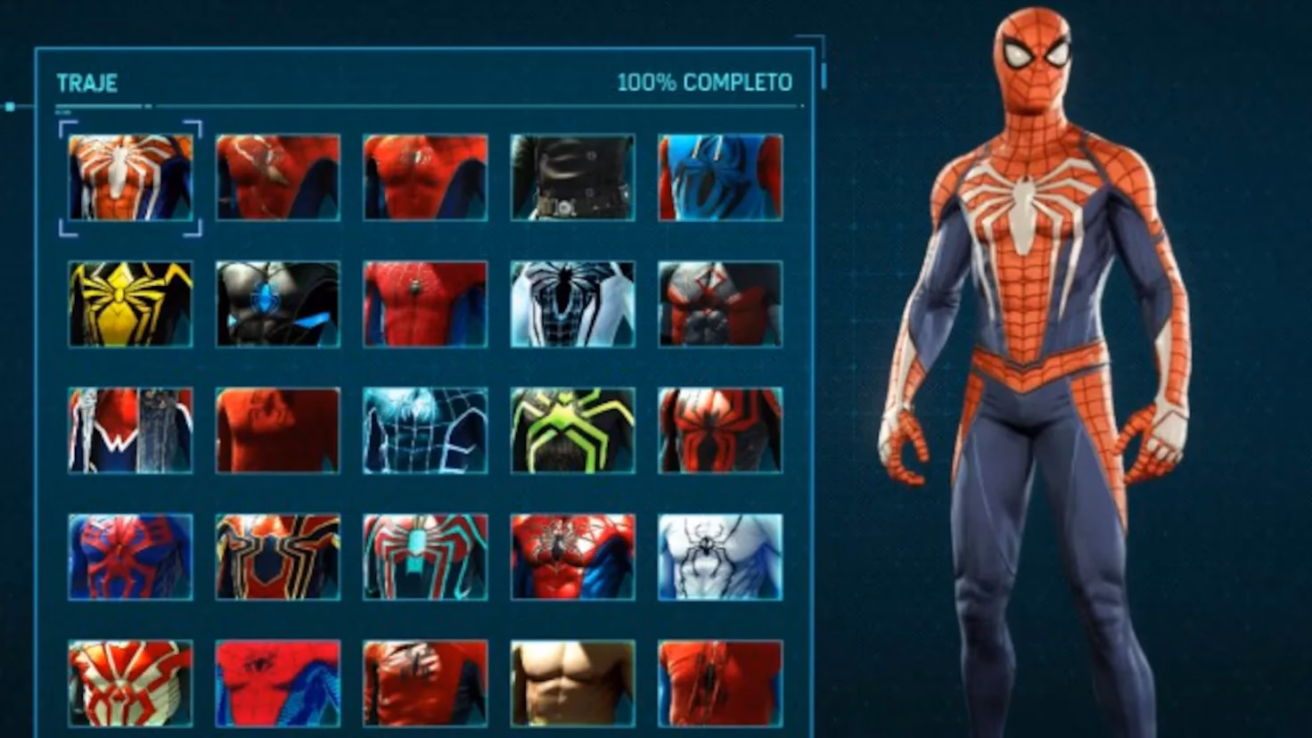 ¿Cuáles son los trajes de Spider-Man?