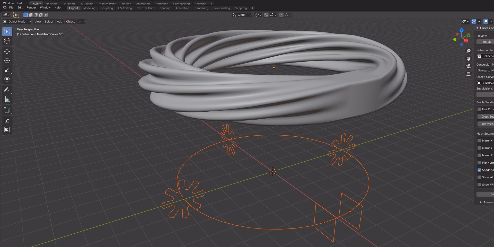 How do I make a mesh smoother in Blender?