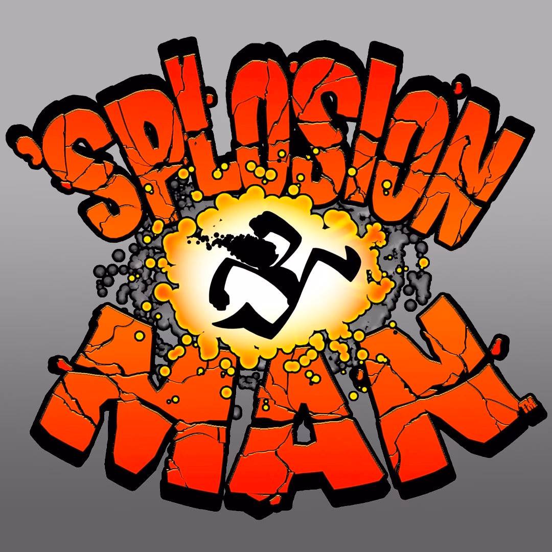 What does Splosion Man say?