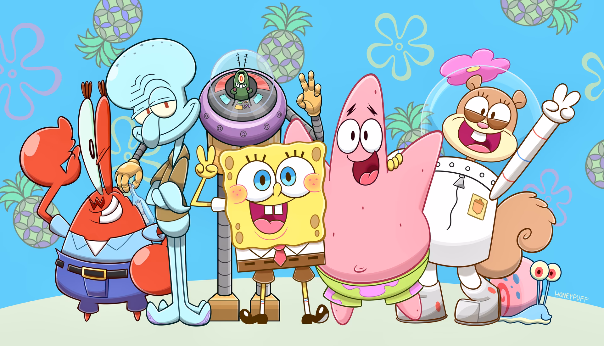 How many SpongeBob 4K wallpapers are there?