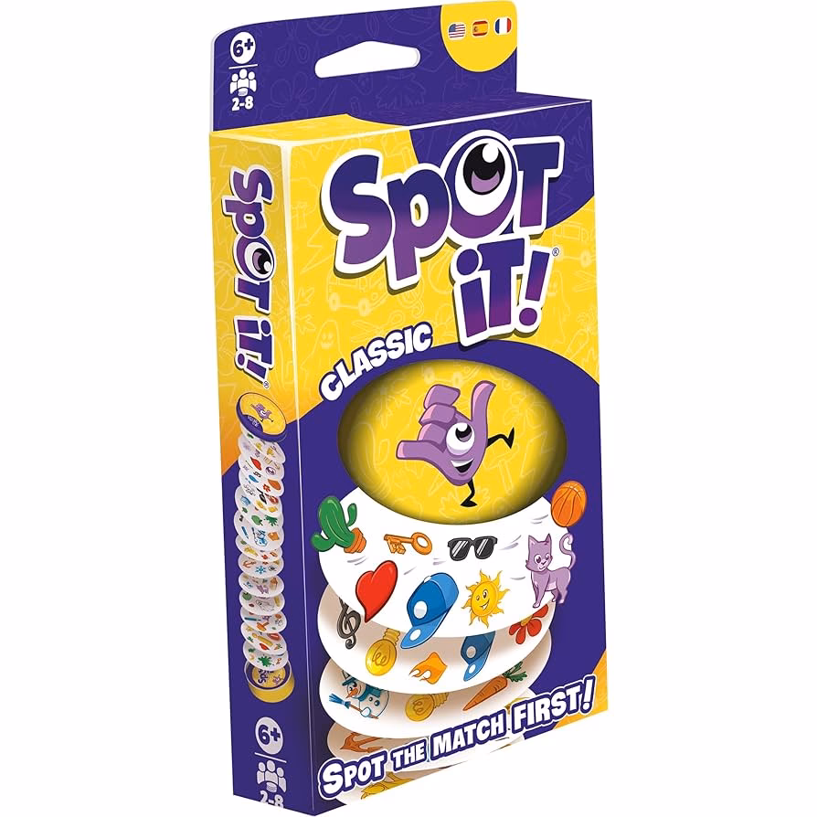 What games are included in spot it?