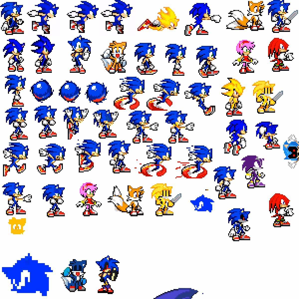 Are Sonic Advance sprites available under CC-BY-SA?