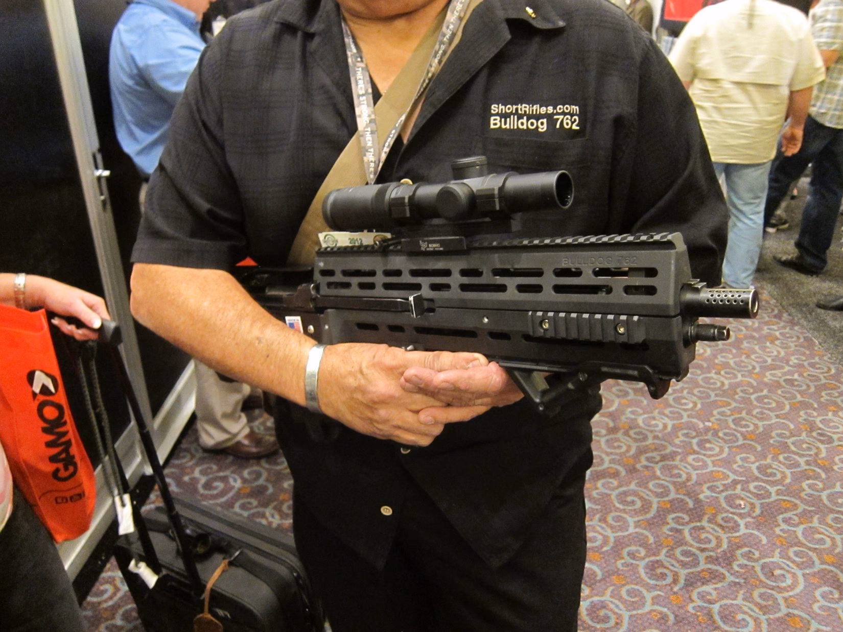 Who invented the Bulldog rifle?