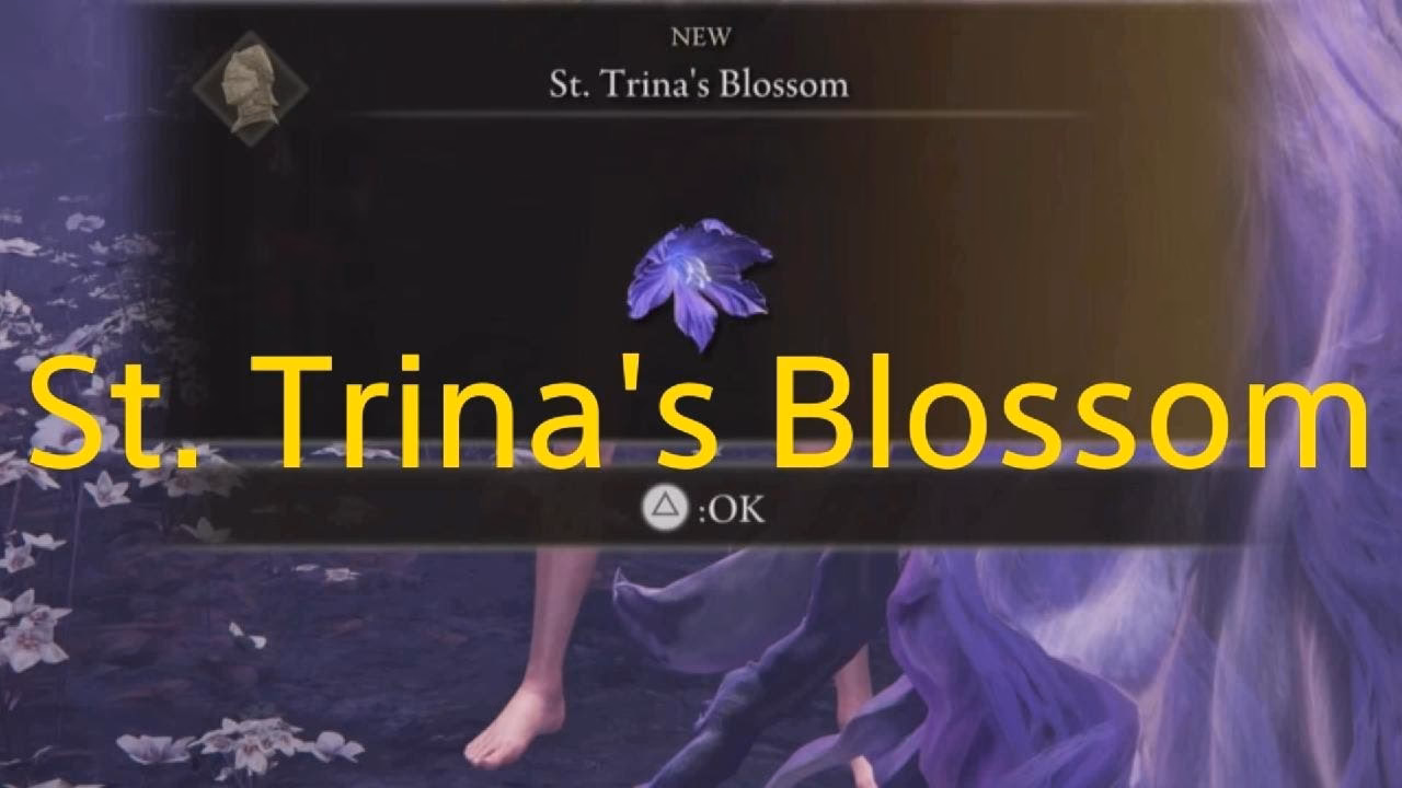 How do you unlock St Trina's blossom in Elden Ring?