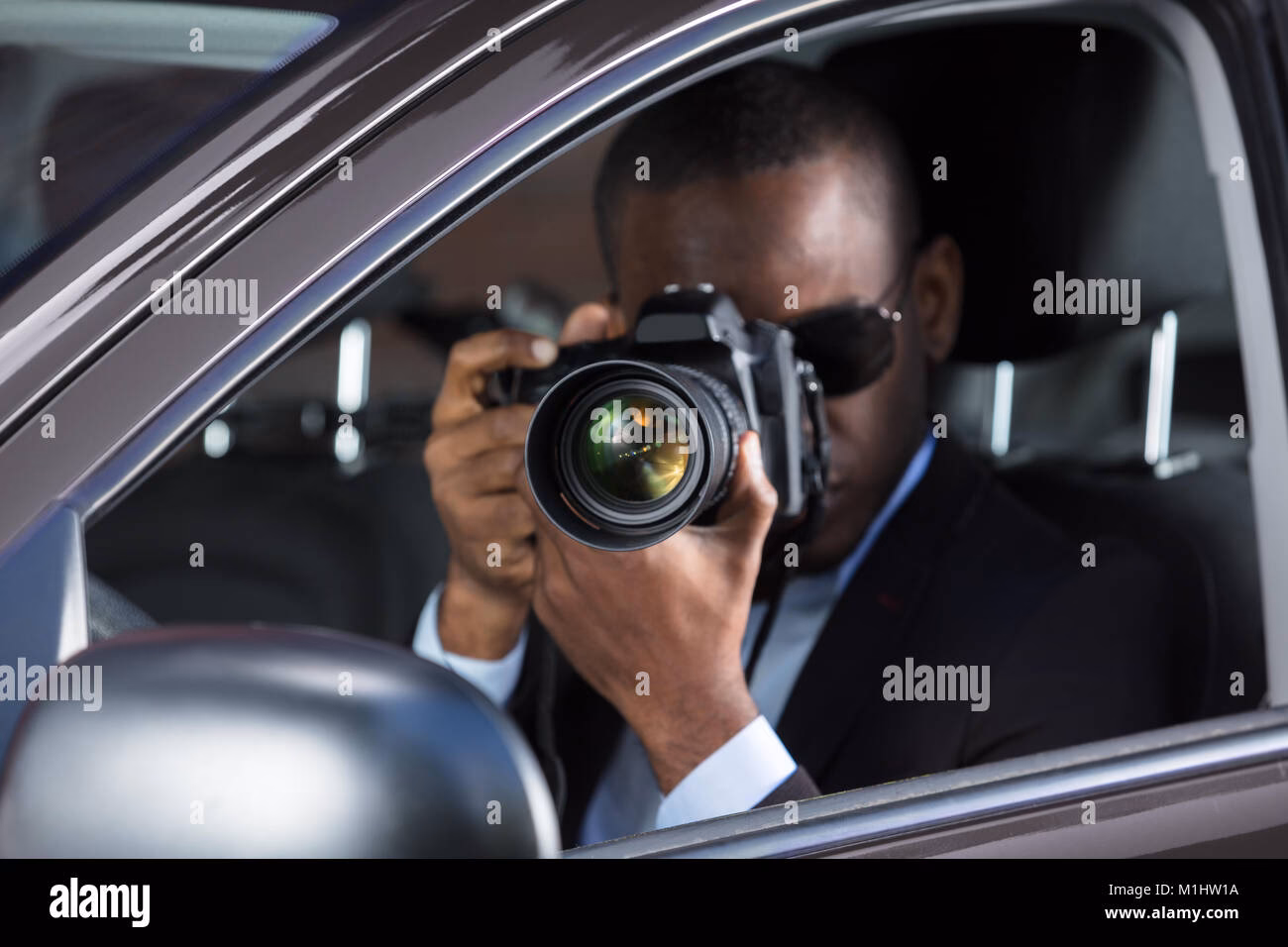 How do you stop a stalker from stealing a camera?