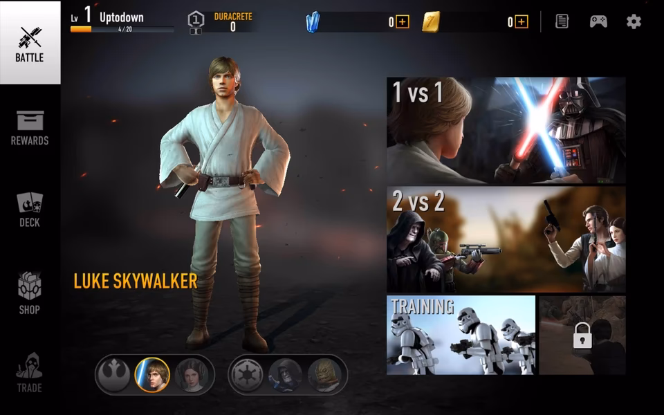 How do you play Star Wars: Force Arena?