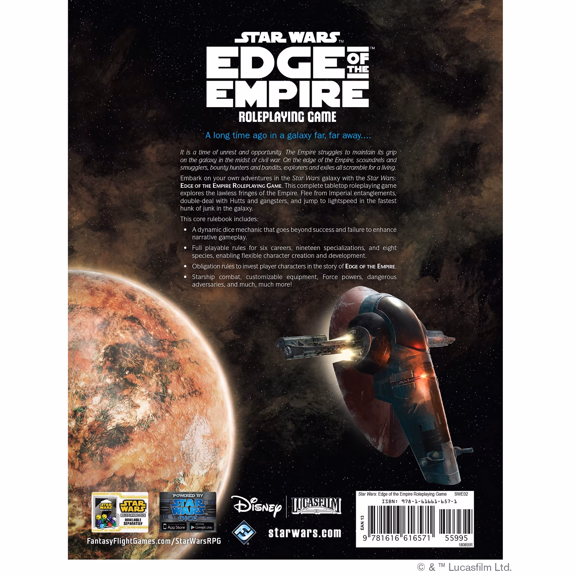 Is edge of the Empire a Star Wars game?
