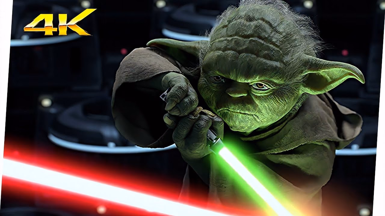 Did Yoda defeat Palpatine?