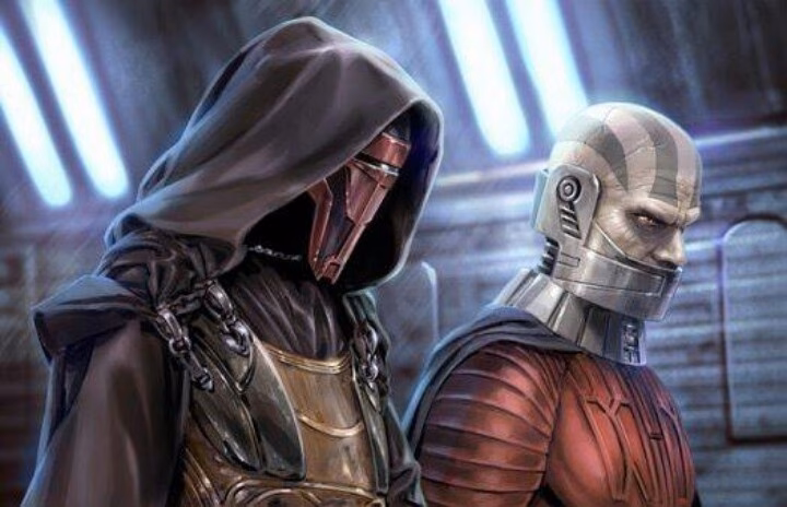 Did Revan and Malak turn to the dark side during the Mandalorian Wars?