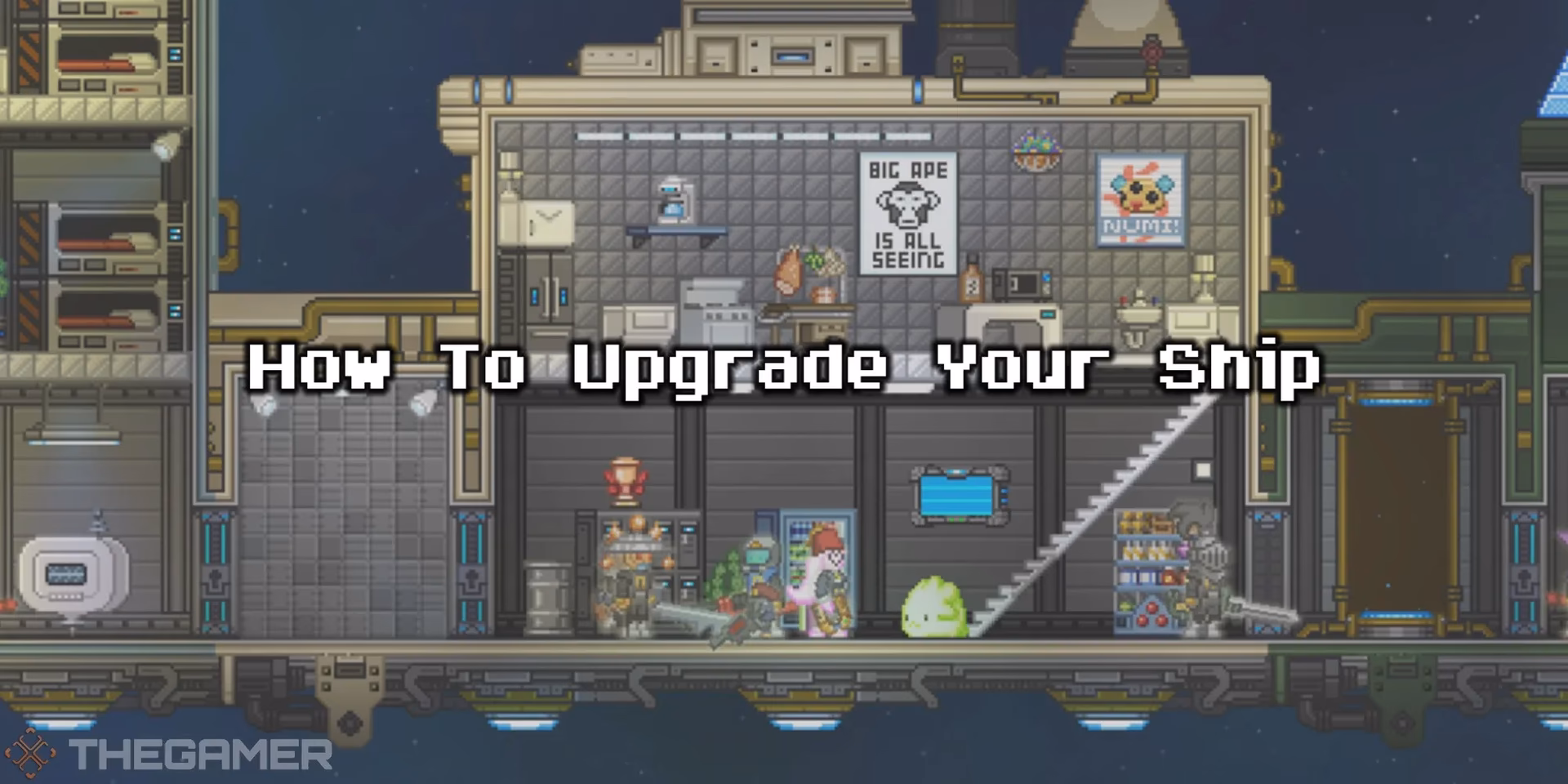How many ship upgrades are there in Starbound?