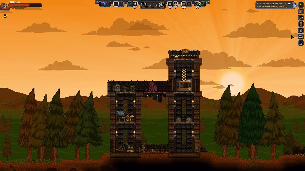 What is a garden biome in Starbound?