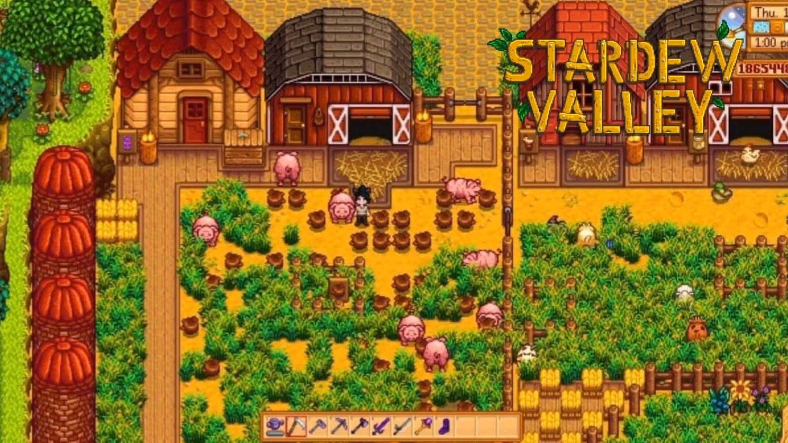 Can you upgrade a barn in Stardew Valley?