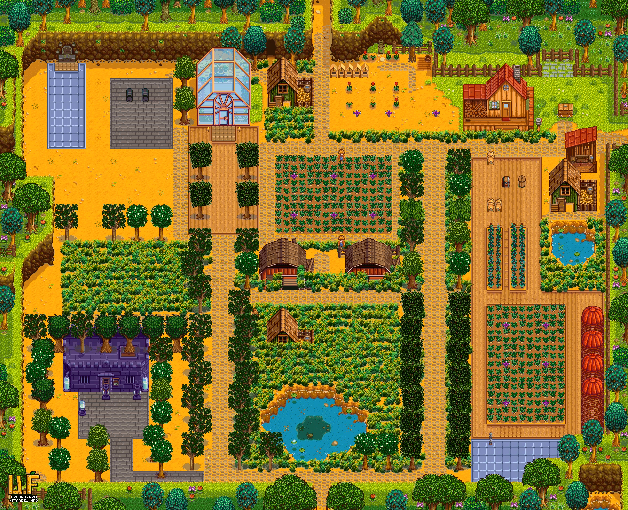 How do you plan A Stardew Valley Farm?