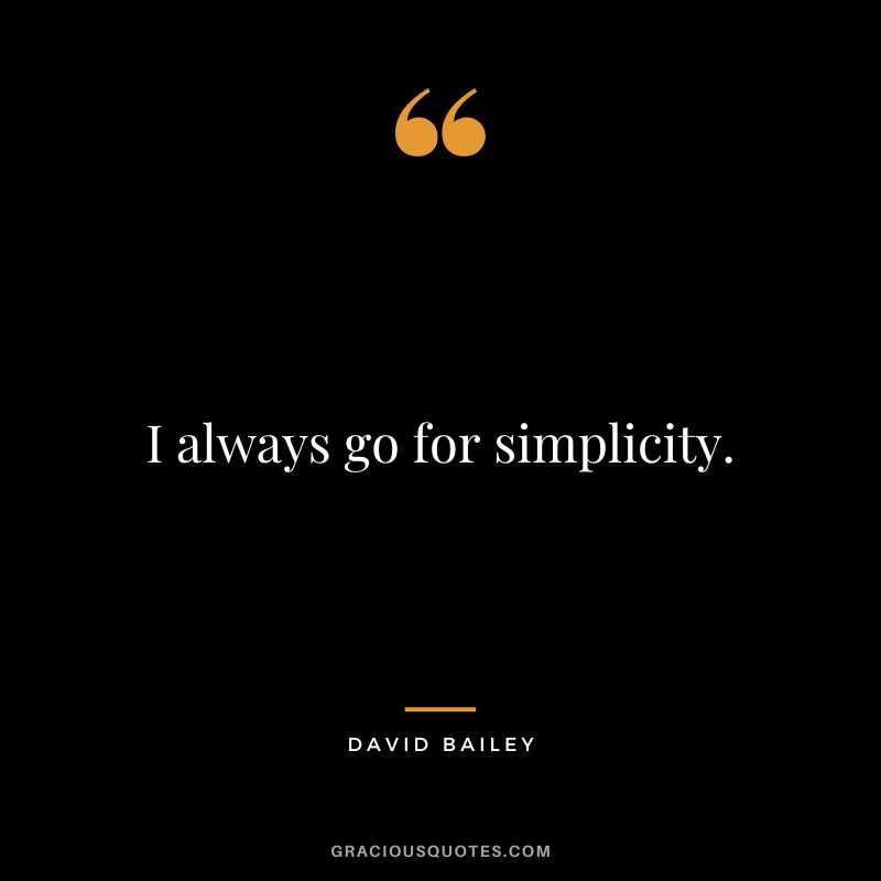 What are some simplicity statuses?