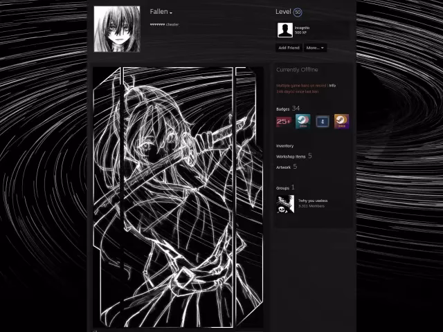Where can I find inspiration for Steam profile artwork?