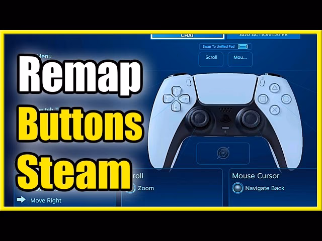 How to remap buttons on Steam Controller?