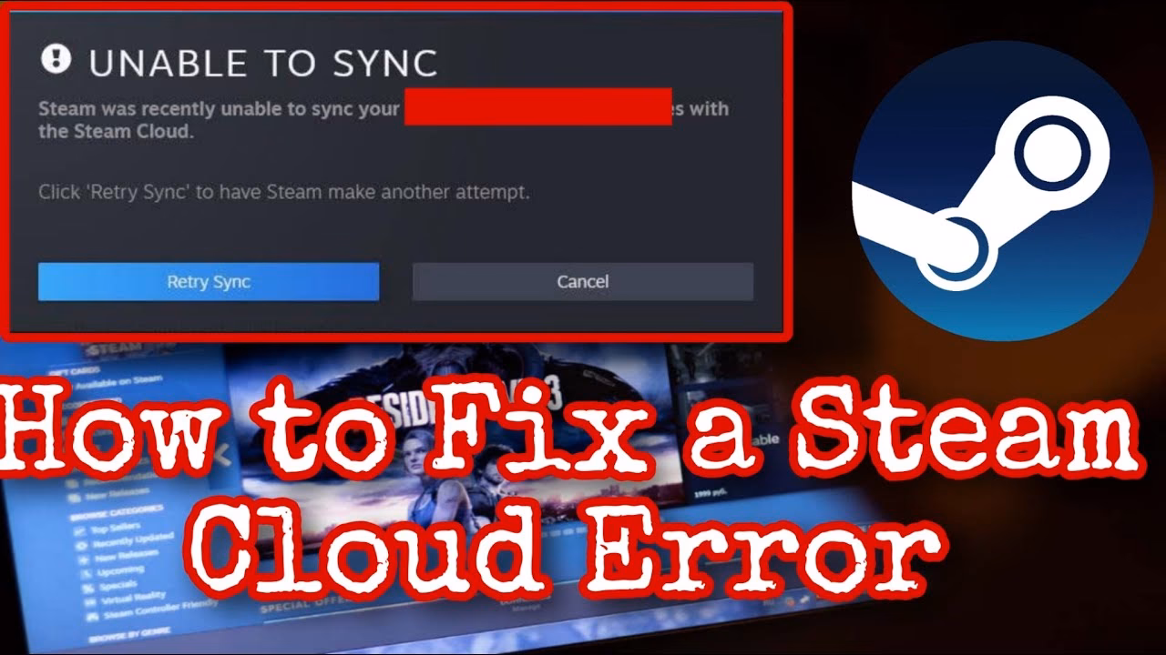 ¿Qué es el error de sincronización de Steam Cloud?