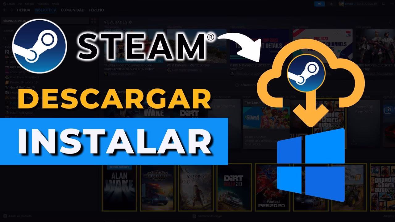 ¿Cómo descargar Steam?