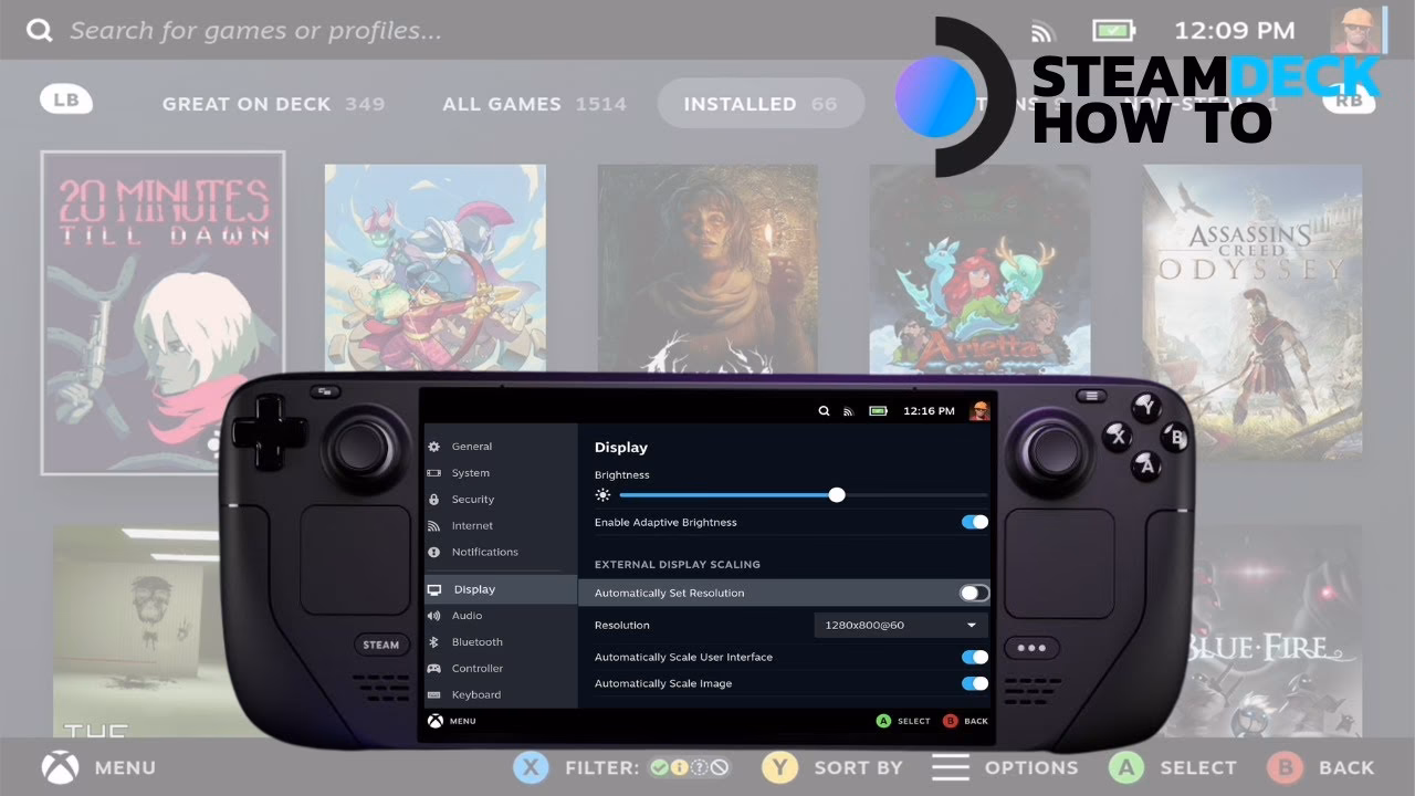 Does steam deck support 720p?