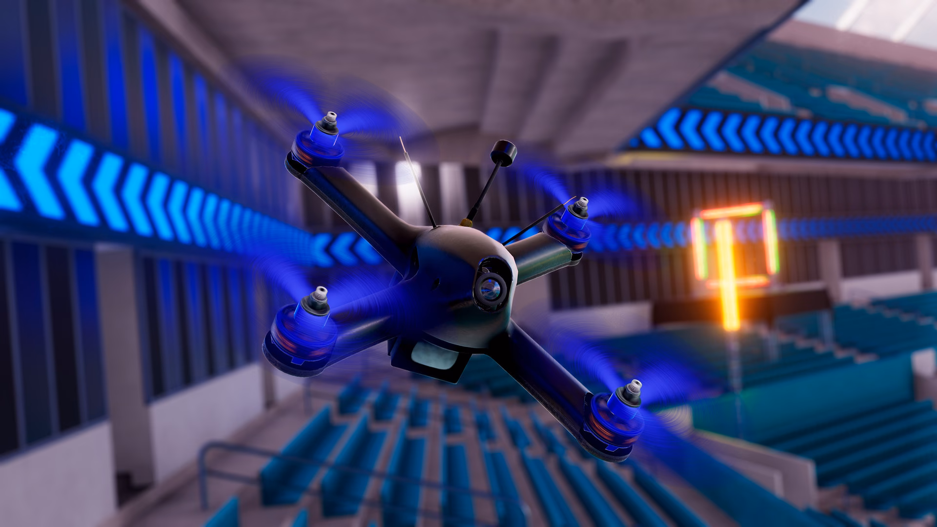 Does DRL have a drone racing simulator?