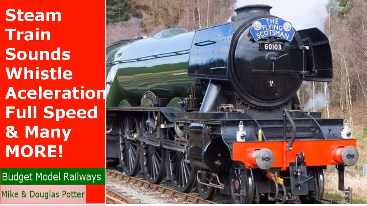 What sound does a steam train make?