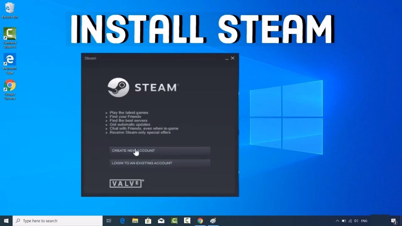 How do I install steam on a different drive?