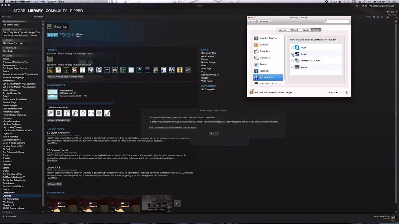 How to enable Steam overlay on Windows 10?
