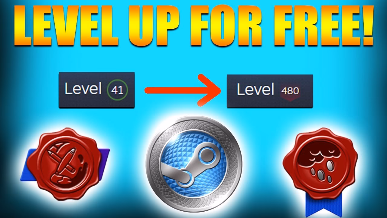How do I level up my Steam profile?