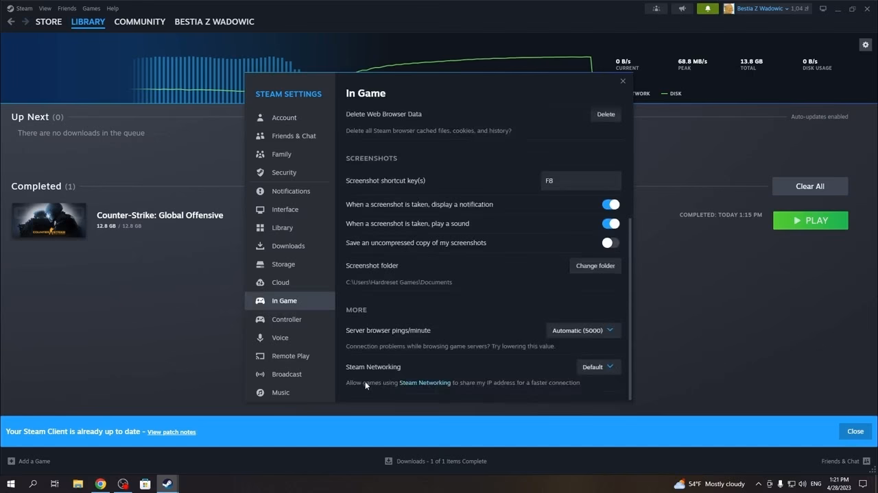 Do Steam games require their own ports?