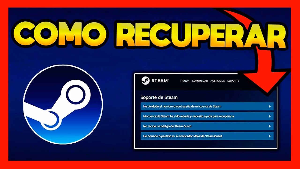 ¿Cómo recuperar mi contraseña de Steam?