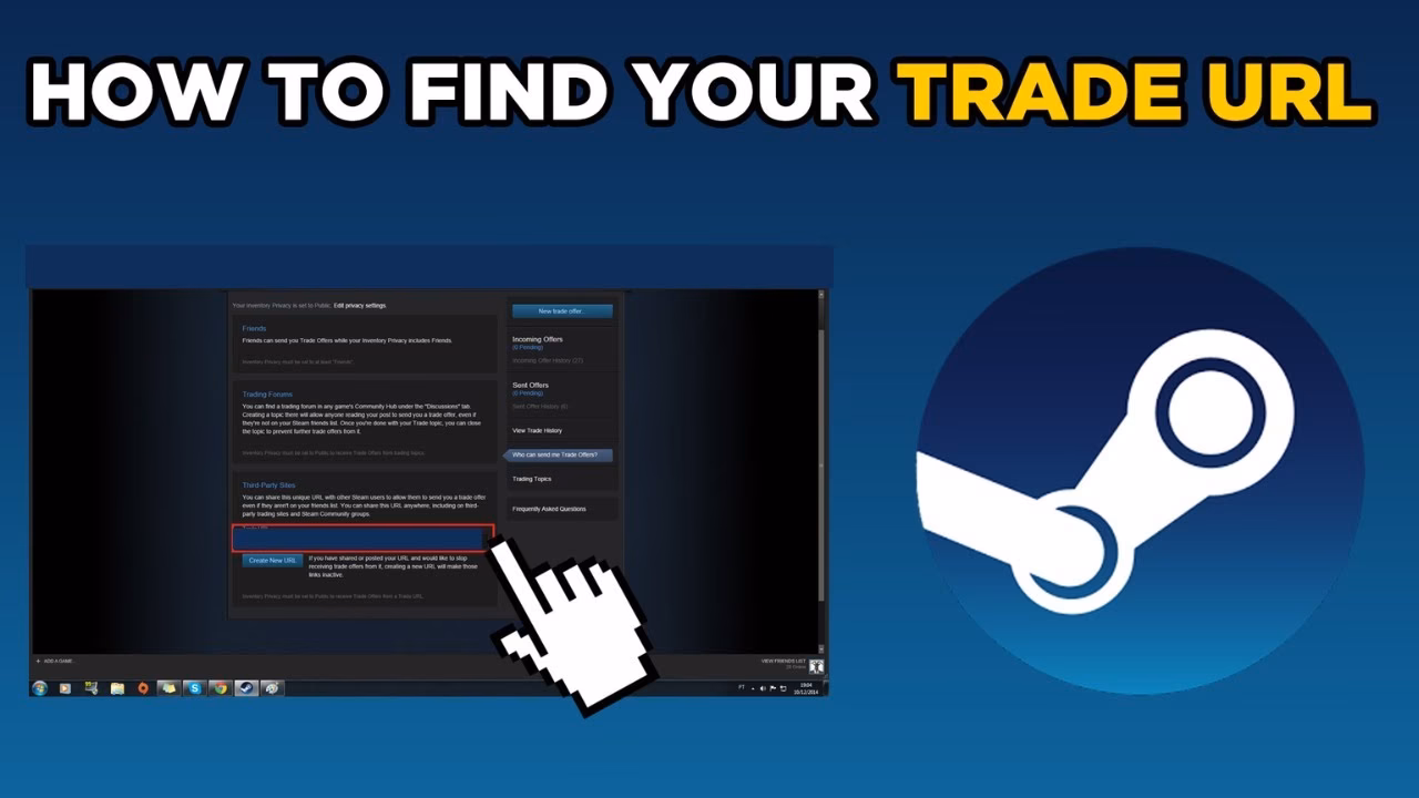 Where can I Find my steam trade offers?