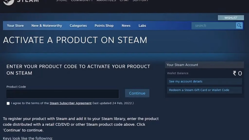 How do I redeem Steam Wallet codes?
