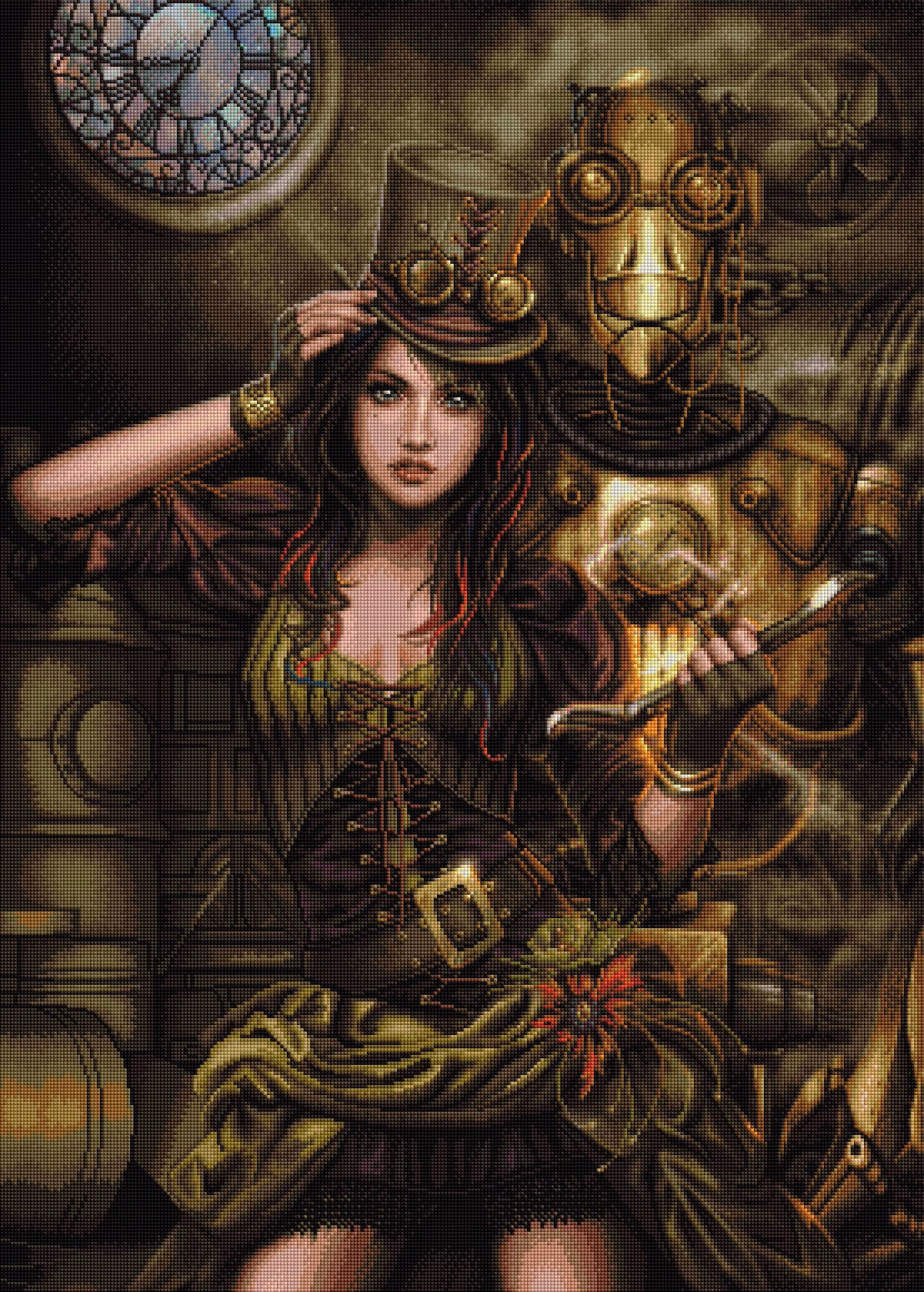 Where can I find steampunk art?