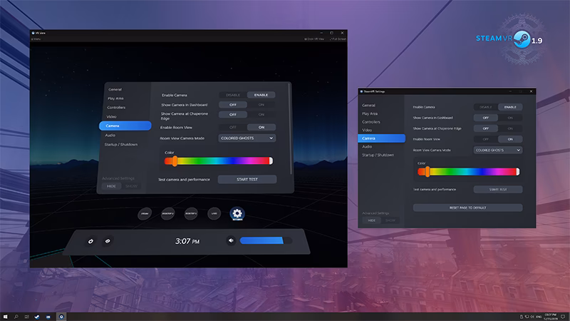 How do I update my SteamVR device?