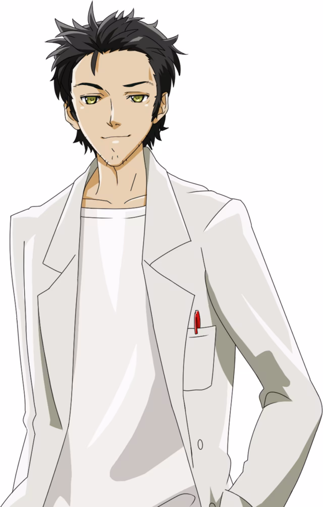 How does Okabe evolve in Steins Gate?