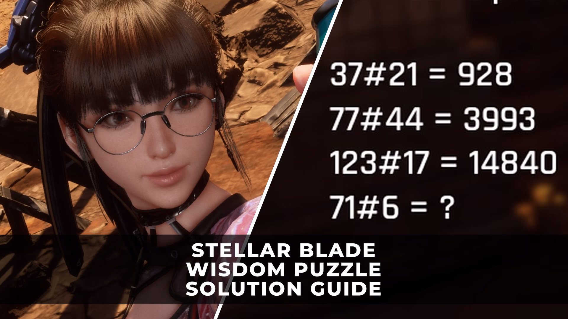 Does stellar blade have a naytiba puzzle?