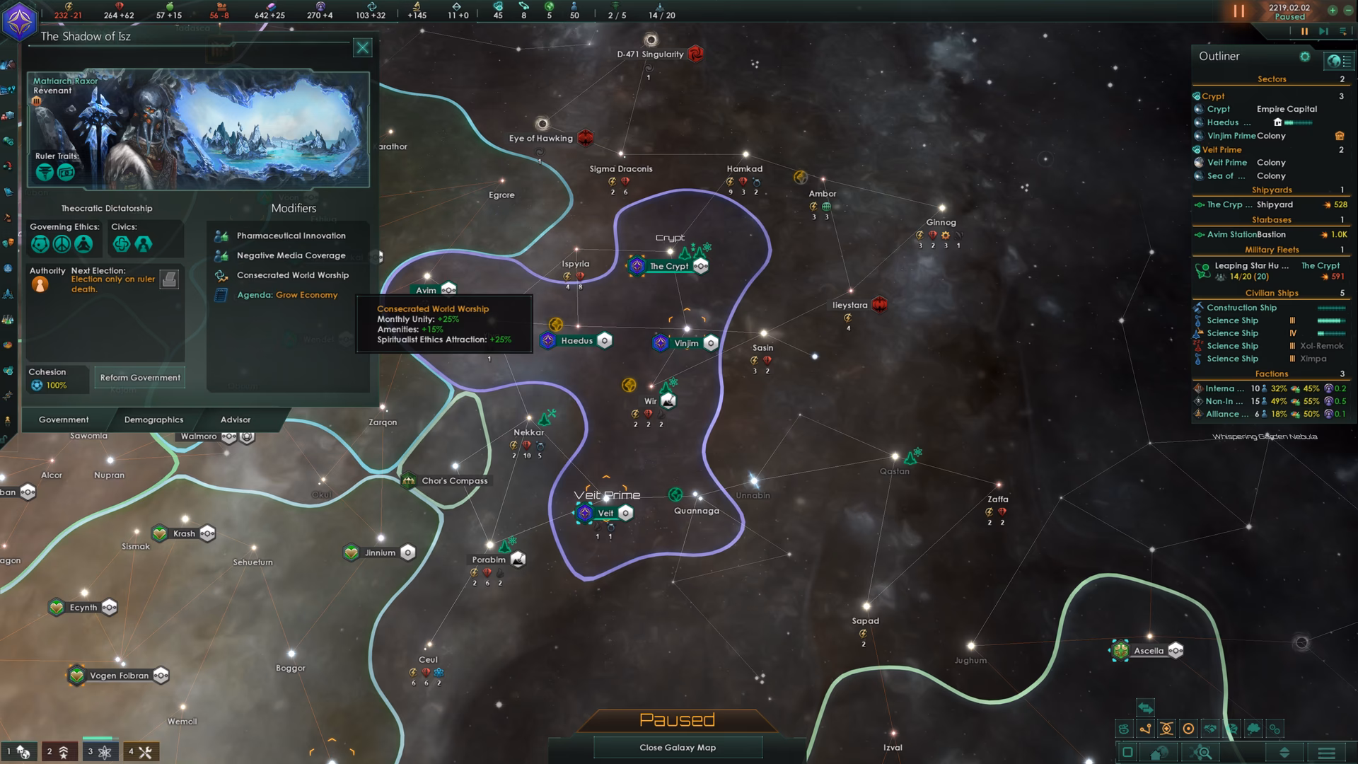 What is consecrated worlds Ascension?