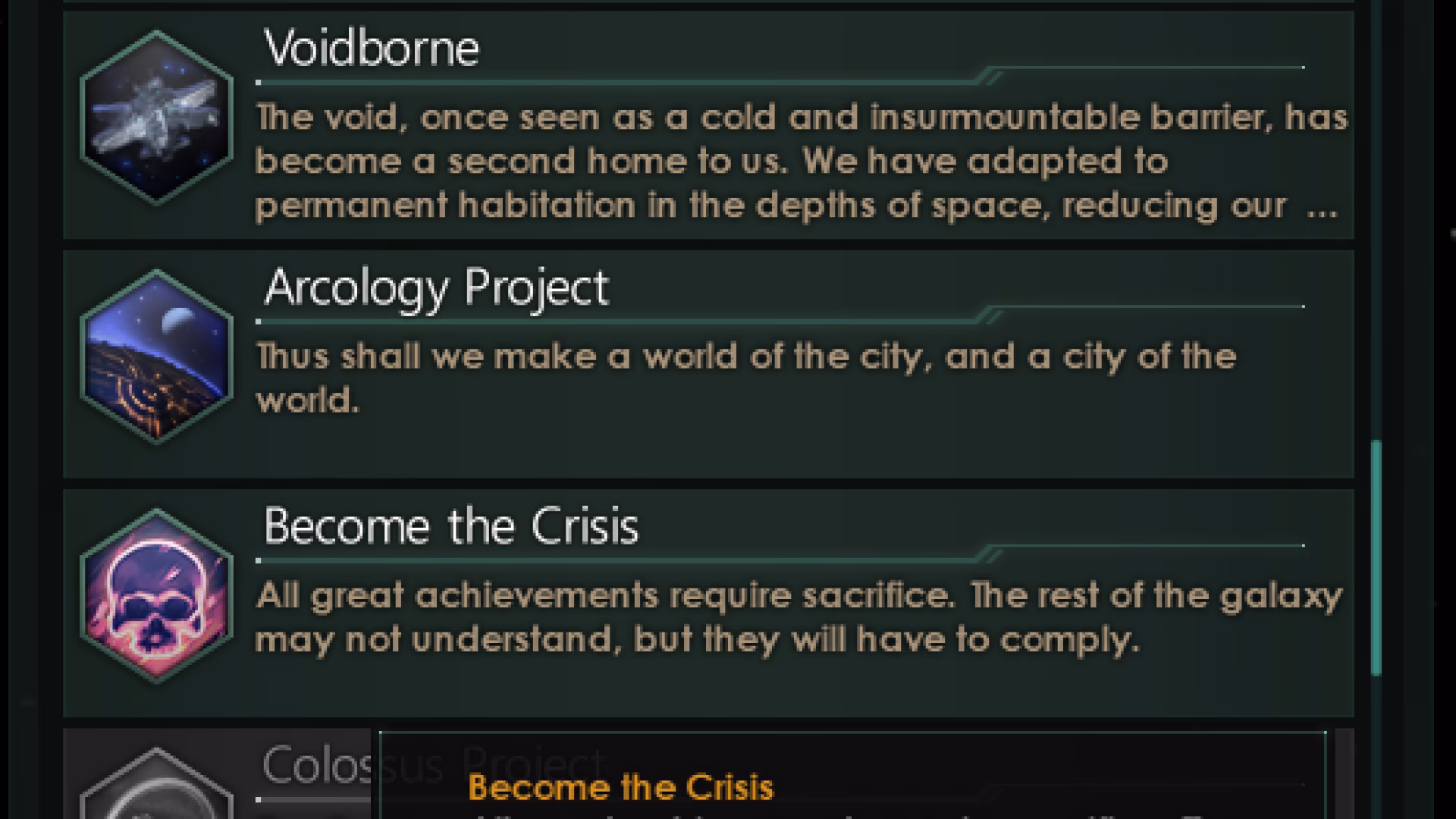 How many crises have spawned in stellaris?