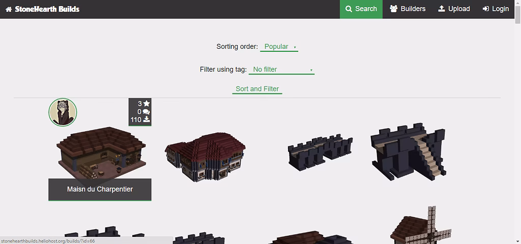 What is Stonehearth builds?