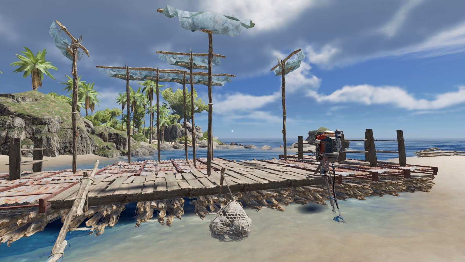 Can you put multiple sails on a raft?