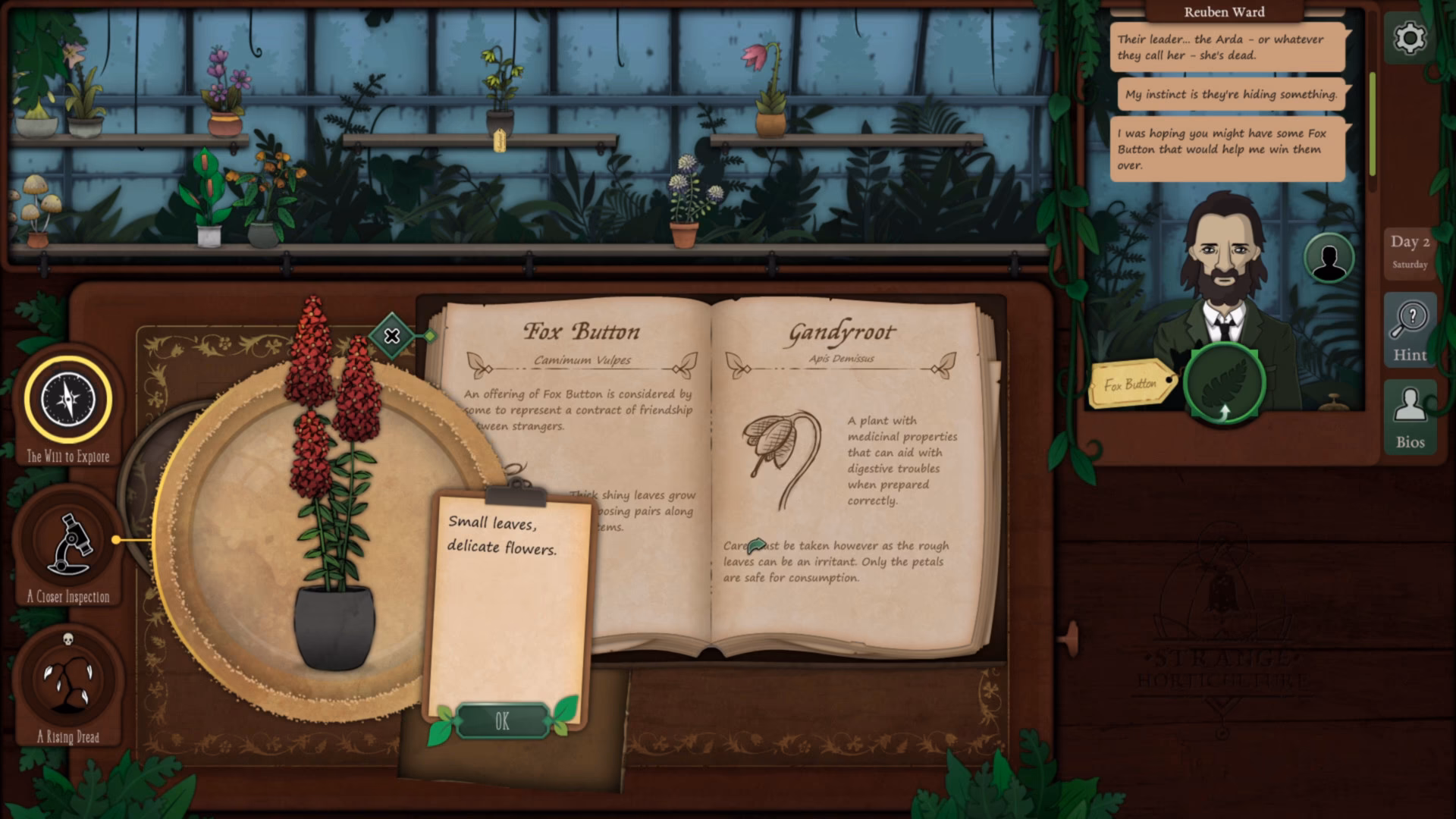 When did strange horticulture come out?