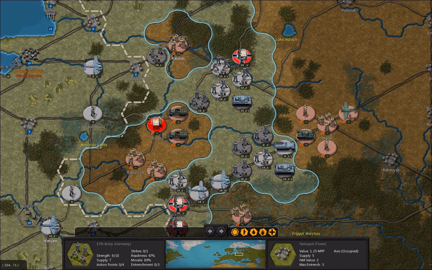 Is there a cheat code for Strategic Command WWII?
