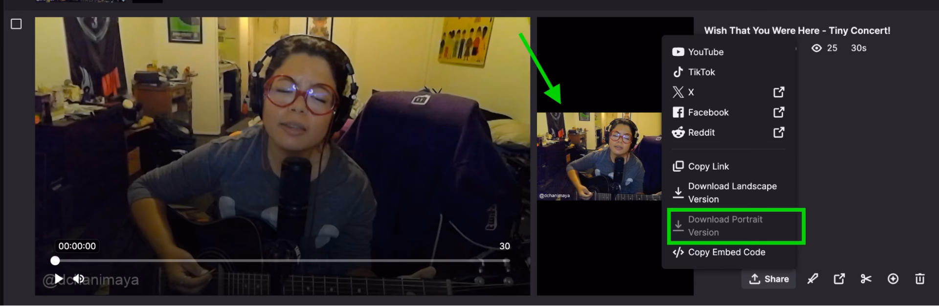What is streamlabs cross clip?