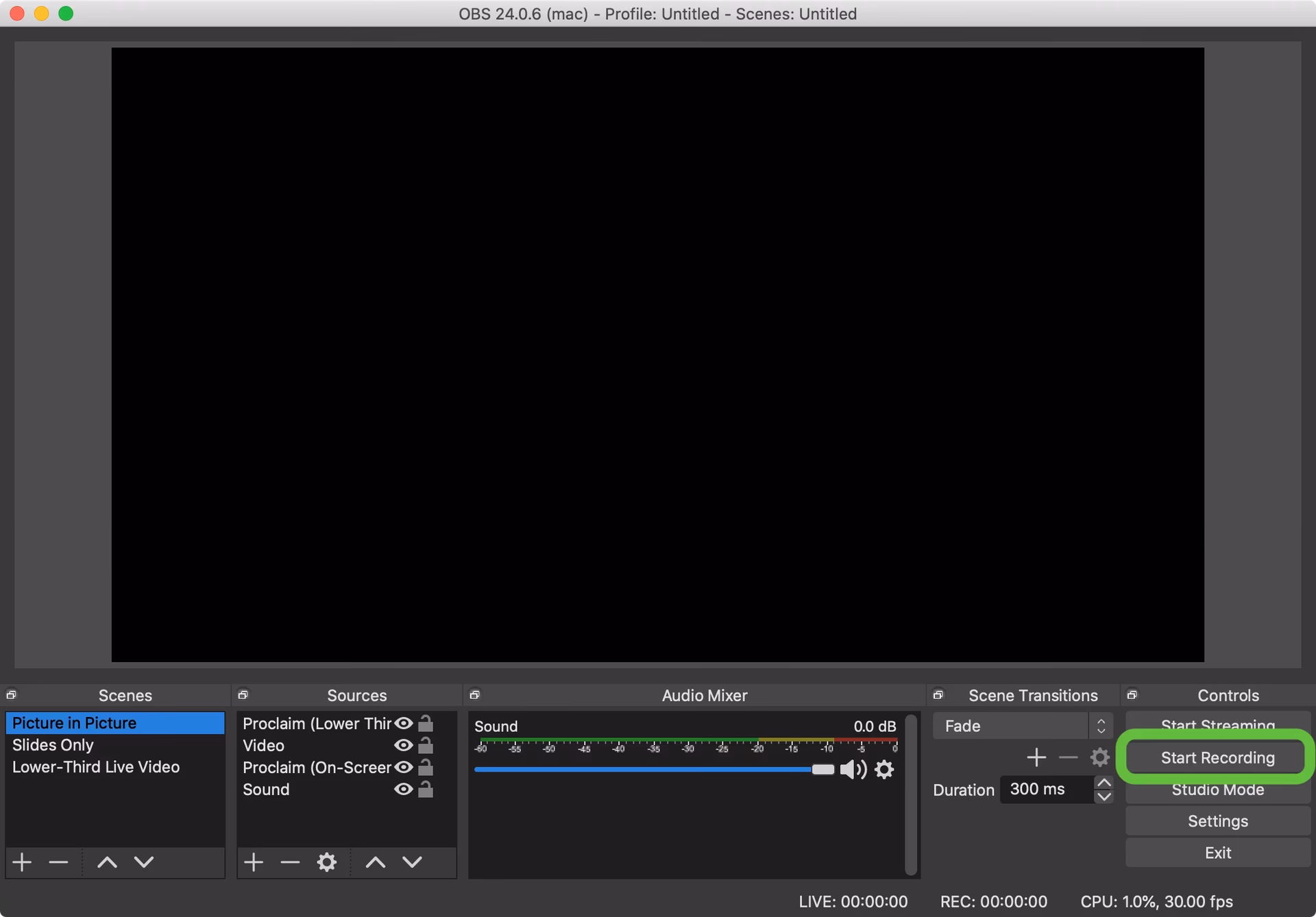 How do I set up OBS stream?