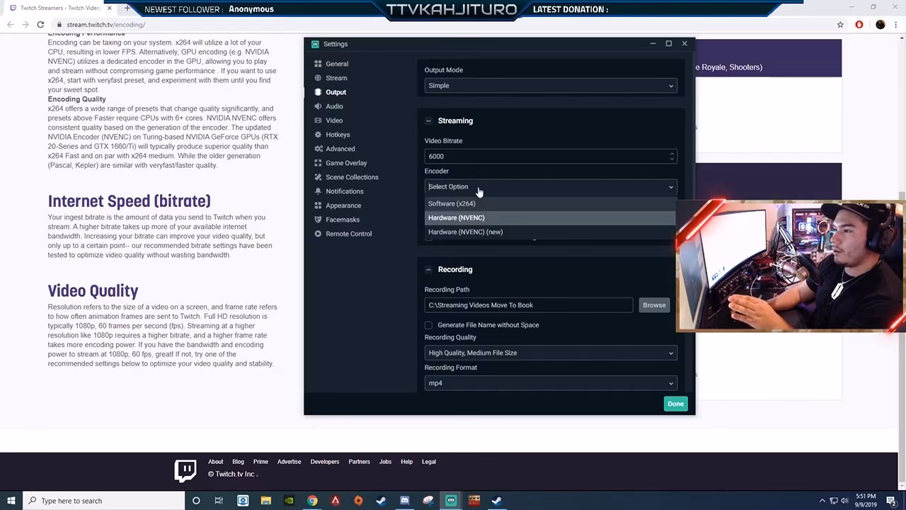 Why is streamlabs desktop not streaming to twitch?